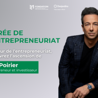 Luc Poirier, invité honneur, Soirée entrepreneuriat Desjardins 2024